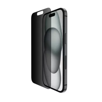 Ekrāna aizsargs Belkin ScreenForce priekš iPhone 16 rūdīts stikls ar privātuma filtru