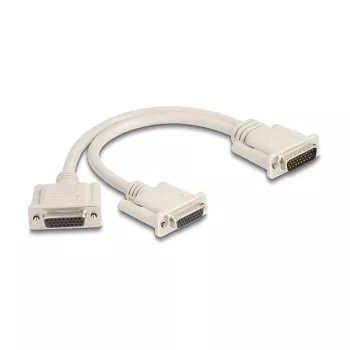 DeLOCK 67171 seriālais kabelis bēšā krāsā 0,3 m DB-26 2 x DB-26