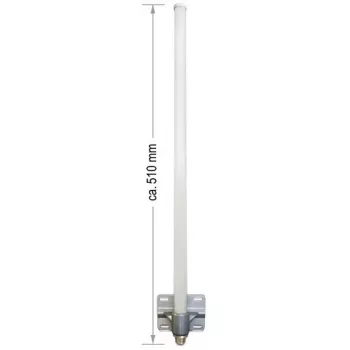 ALLNET antena 2,4 GHz 8dBi āra visvirziena N-Type-Female ANT-24-1T1R-OMNI-8dbi (ANT-24-1T1R-OMNI-8dbi)