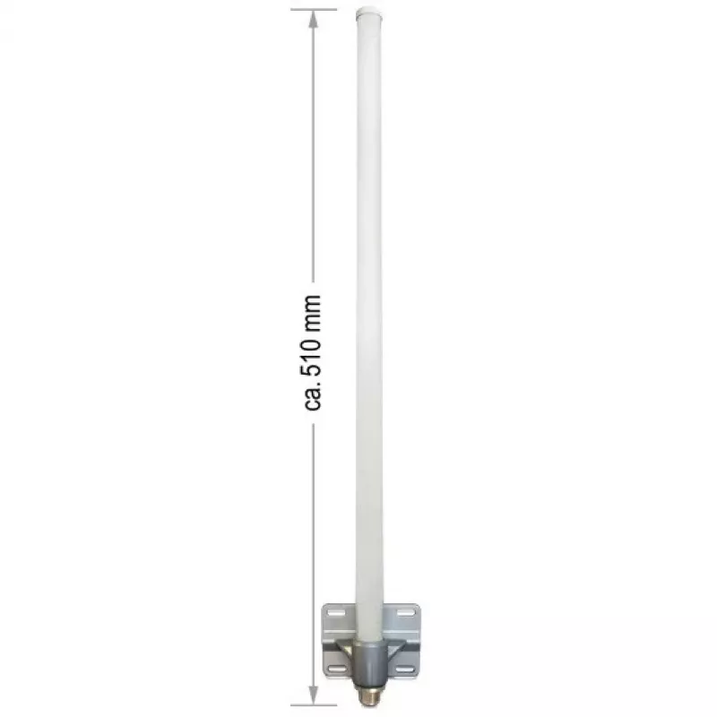 ALLNET antena 2,4 GHz 8dBi āra visvirziena N-Type-Female ANT-24-1T1R-OMNI-8dbi (ANT-24-1T1R-OMNI-8dbi)
