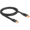 DeLOCK DisplayPort plakanais lentes kabelis 8K 60 Hz 1 m