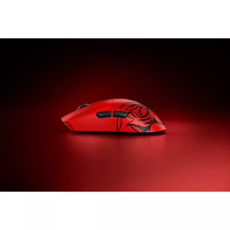Razer Viper V3 Pro Faker Edition pele spēlēm labās rokas RF bezvadu + USB Type-C optiskā 35000 DPI