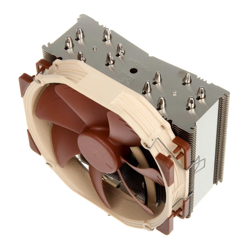 Noctua NH-U14S datora dzesēšanas komponents Procesora dzesētājs 12 cm Brūns, nerūsējošais tērauds