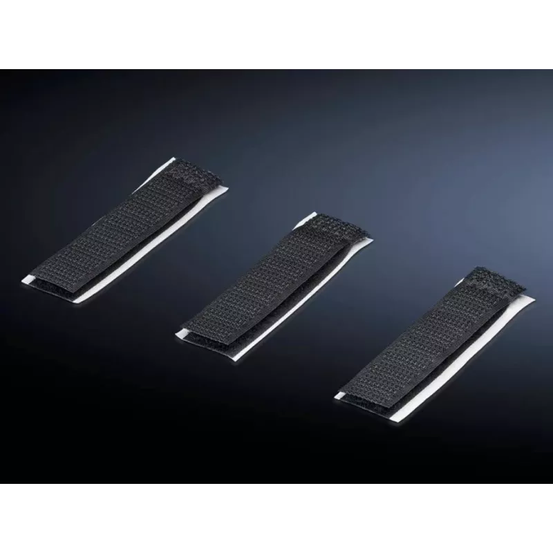 Kabeļu turētājs Rittal 7111.350 Melns Platums 16 mm Dziļums 70 mm
