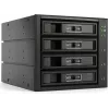 FANTEC BP-T3141, 4x SAS/SATA 6G 3,5/2,5 HDD/SSD 3x5,25 starplikas modulī (2192)