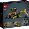 Konstrukciju komplekts LEGO Technic Backhoe Loader 42197 — šarnīrveida stūre, strādājošs iekrāvējs, 104 gab., ieteicamais vecums 7+