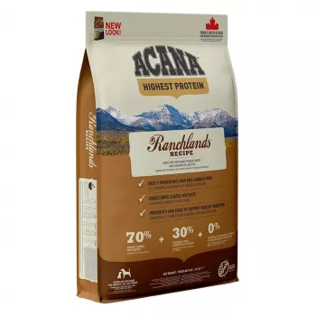 ACANA Highest Protein Ranchlands suns - sausā suņu barība - 6kg