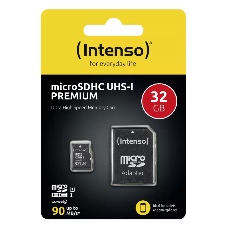 Zibatmiņa Intenso 32GB microSDHC UHS-I Class 10