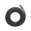 Dārza šļūtene Fiskars 1025935 — gumijas, 15 m, virszemes, UV izturīga, melna, 39 mm Ø