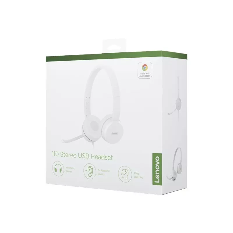 Lenovo GXD1E71385 austiņas/headset ar vadu Plaukstas locītava Zvani/Mūzika USB Type-A Pelēks