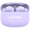 Canyon TWS-9 CNS-TWS9P Austiņas – patiesi bezvadu – Bluetooth 5.4 – Iekšauss – 6h + 30h darbības laiks – USB-C uzlādes futrālis – Skārienvadība – ceriņkrāsa