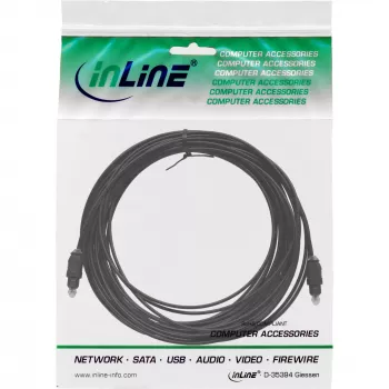 Optiskā audio kabeļa Toslink vīr. / vīr. 1 m InLine 89921