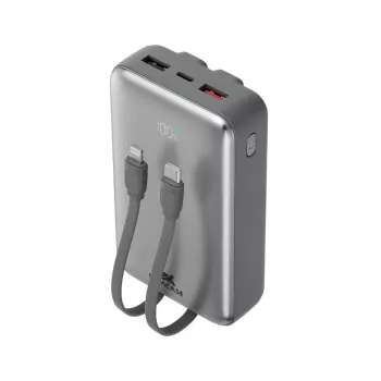 Ārējais akumulators Rivacase VA2612 — 20000mAh pārnēsājams USB lādētājs ar vairākiem USB portiem