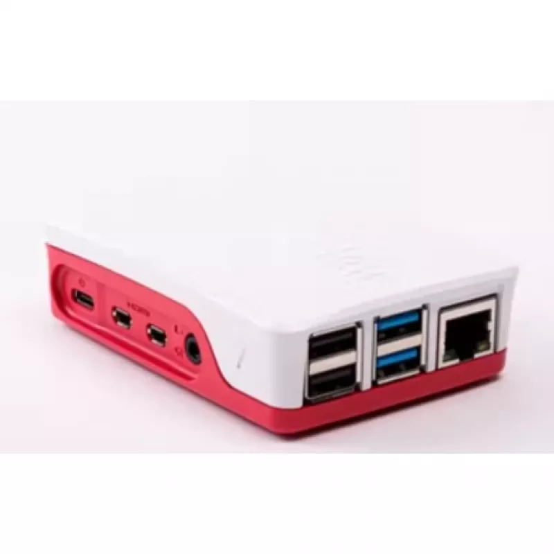 ALLNET Raspberry Pi 4 piederums - Oficiālais balti/sarkans korpuss 4