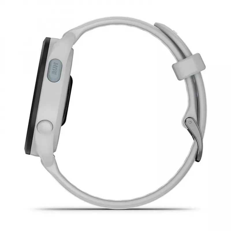 Viedpulkstenis GARMIN Forerunner 165 Music — GPS, 1,2 collu AMOLED, 43 mm korpuss, 11 dienu akumulators, 5 ATM, 4 GB, Pelēks
