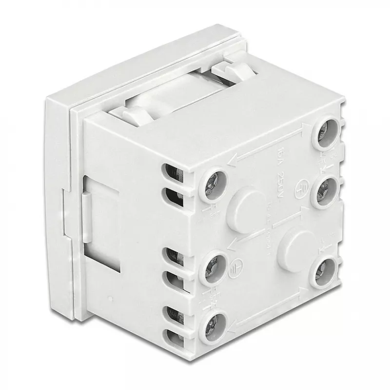 Rozete CEE 7/3 DeLOCK 81425 250V 16A Balta