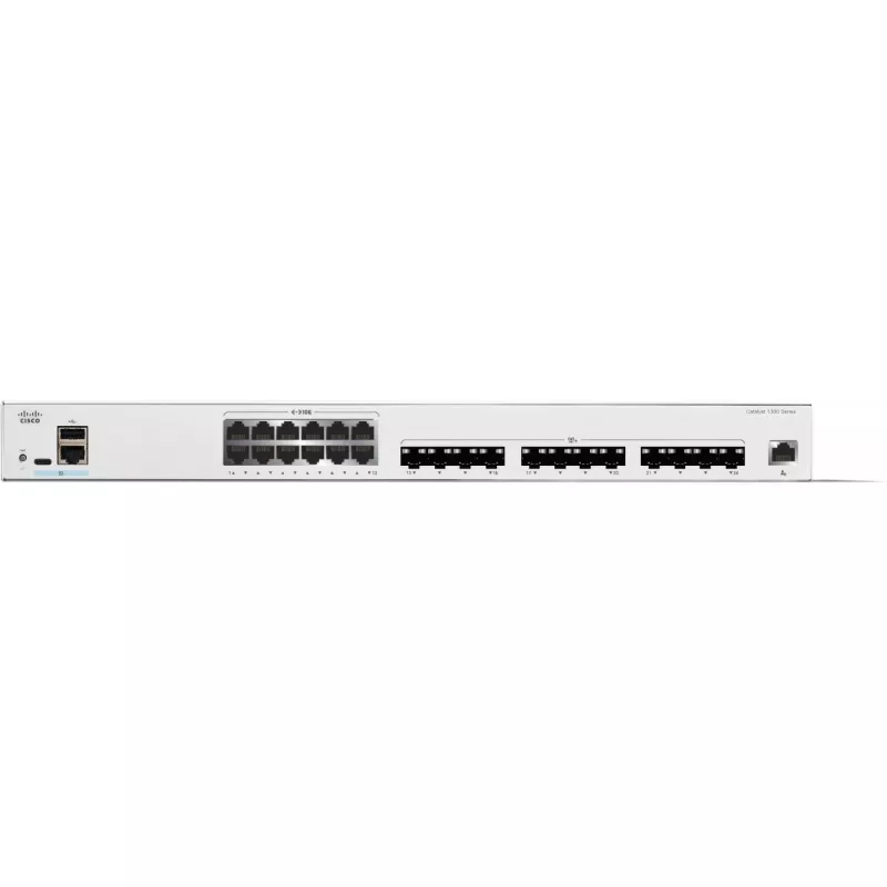 Vadāmais komutators Cisco Catalyst 1300-24FP-4X 24 pieslēgvietas GE pilna PoE 4x10GE SFP+