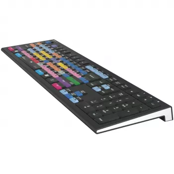 Montāžas tastatūra LogicKeyboard Astra 2 Pro Avid Media Composer ar fona apgaismojumu, UK, PC