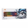 Mehāniskā tastatūra Baracuda Dolphin Melns US izkārtojums ar zilajiem slēdžiem