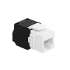 LogiLink NK4066 Keystone Module plakans Melns balta RJ-45