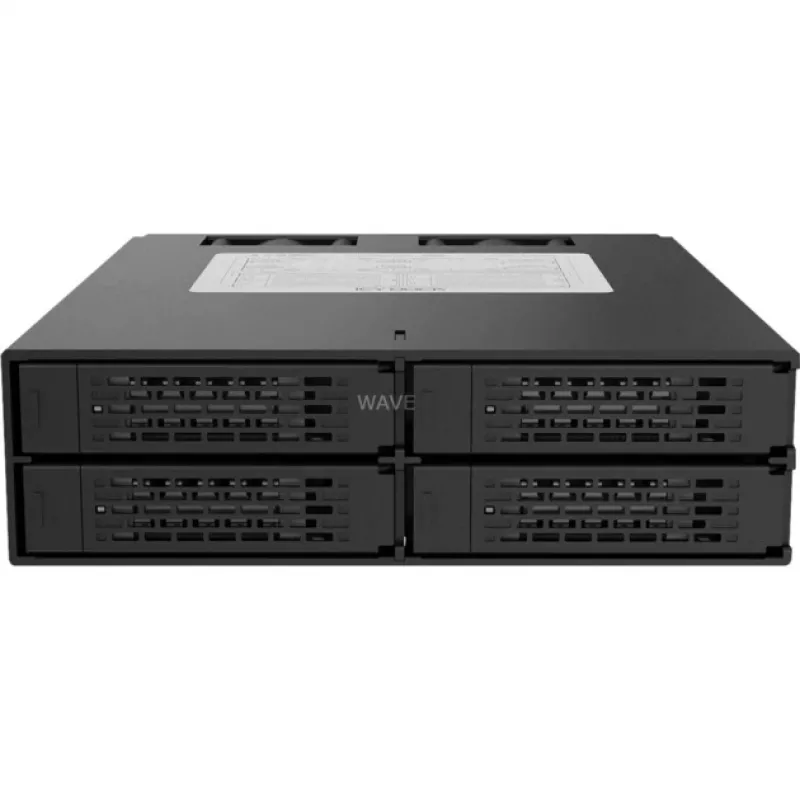ICY DOCK - ToughArmor - MB994SP-4S - aizmugures plate SAS/SATA II, bez paliktņiem, 4x SAS/SATA 2,5 collu iekšējais uz 4x SATA resursdators - Alumīnijs - melns - SAS/SATA 6 Gbit/s - 40 mm ventilators