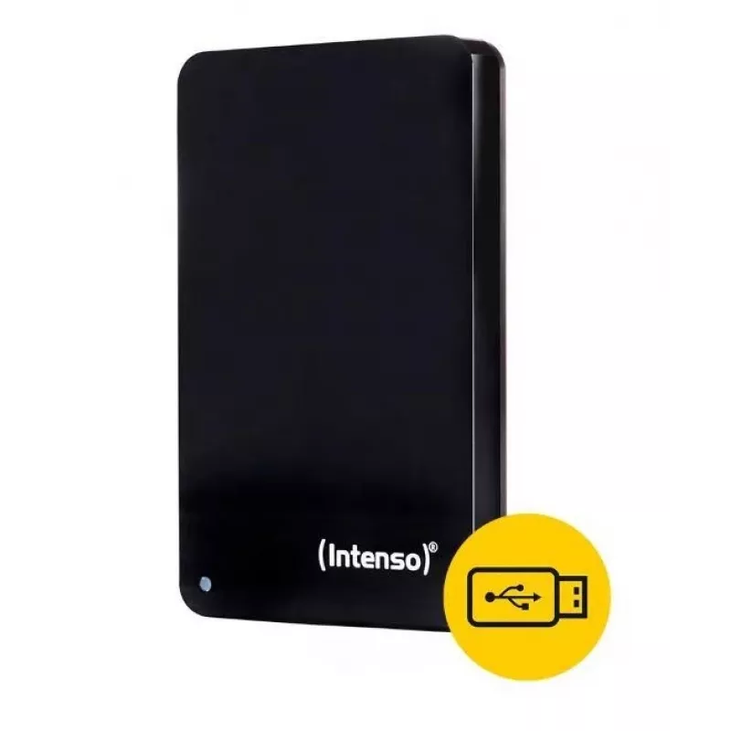 Ārējais cietais disks INTENSO 2TB 2,5 collas USB 3.2 Gen 1 (6023890), 5400 RPM, melns