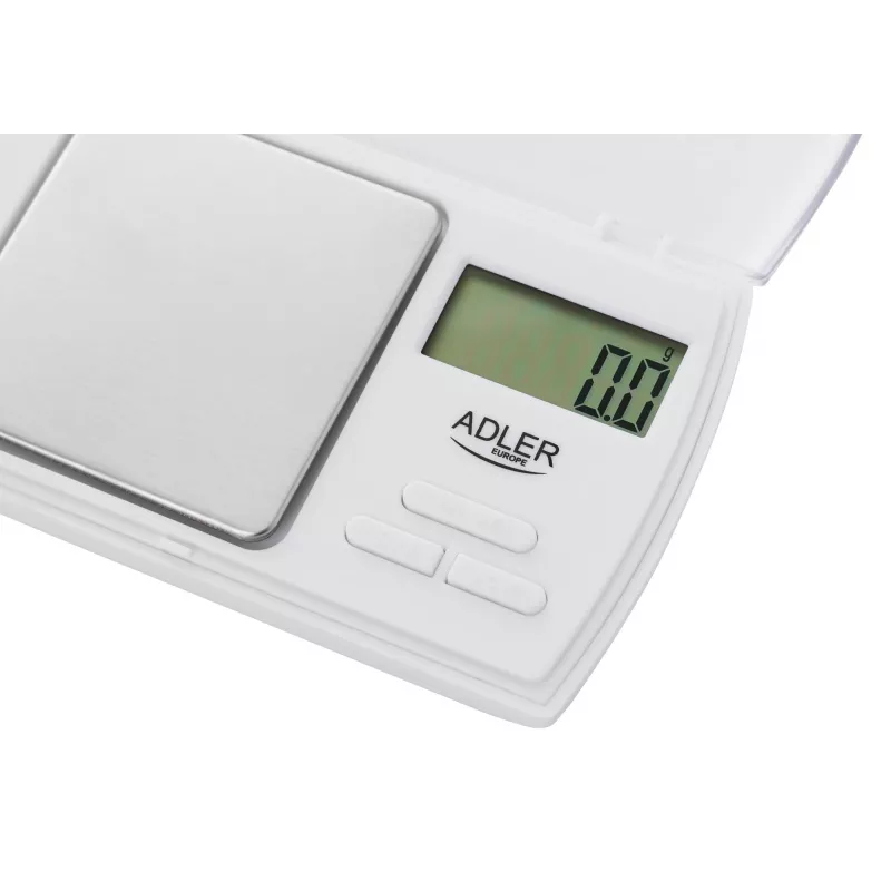 Adler AD 3161 virtuves svari Balts Taisnstūra elektroniskie personīgie svari