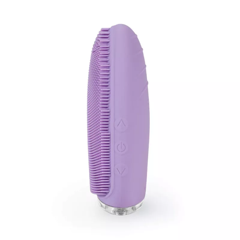 Vibrējošā suka Silk'n Bright violeta maiņstrāvas/akumulatora darbināma visiem ādas tipiem