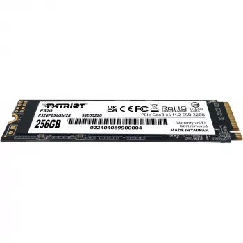 SSD disks Patriot P320 256GB M.2 2280 PCIe 3.0 x4 NVMe