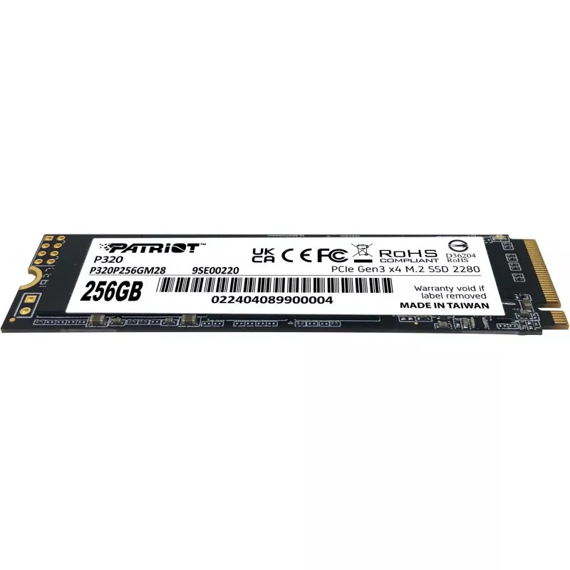 SSD disks Patriot P320 256GB M.2 2280 PCIe 3.0 x4 NVMe