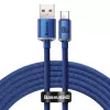 Baseus Crystal Shine kabelis USB uz USB-C, 100W, 2m (zils)