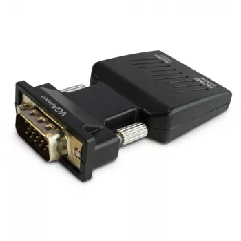 SAVIO CL-145 VGA uz HDMI pārveidotājs, audio, Full HD, melns