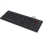 Vadu mehāniskā pilna izmēra tastatūra KeySonic KSK-8202ELU-T (DE) — USB, Vācu izkārtojums, Melna