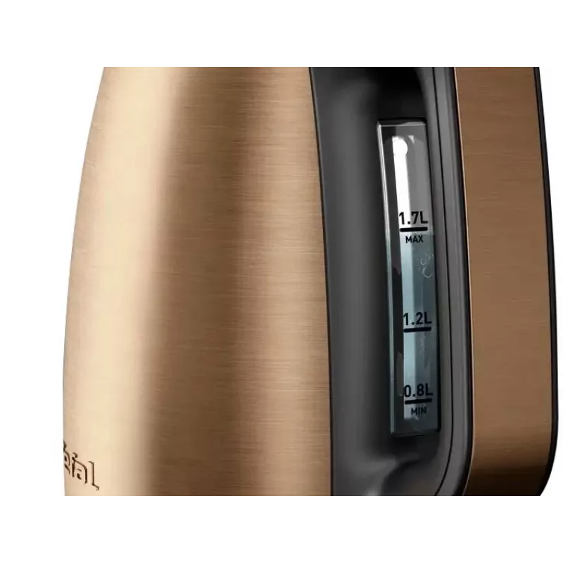 Elektriskā tējkanna Tefal 1,7 L 2400 W melna/vara krāsā