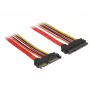 SATA kabelis DeLOCK 84917 0,1 m SATA 22 kontaktu oranžs sarkans dzeltens