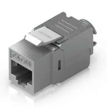 Keystone Jack Ubiquiti UACC-Keystone-Jack-C6A RJ-45 plakans Metallic