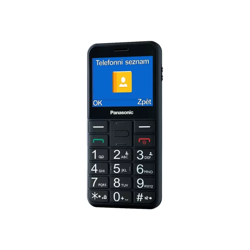 Senior mobilais telefons KX-TU155 melns