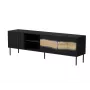TV skapītis cama meble INSERTO 3D1W 190x40x62 cm melns ar LED