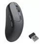Piemērota abām rokām bezvadu pele Keychron M3-A23 — Bluetooth + USB-C, Track-on-Glass (TOG), 30000 DPI, 5 pogas, melna