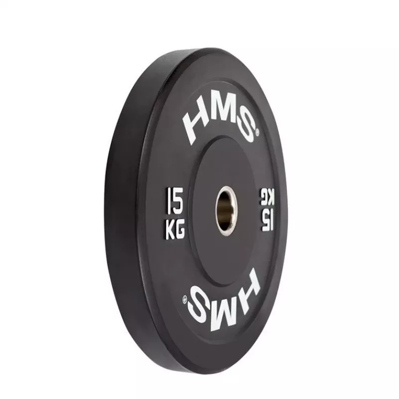 HMS Fitness BBR15 1 gab. olimpiskais gumijots svara disks