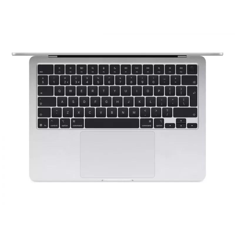 Apple MacBook Air 13,6 collu (2025) portatīvais dators MW0W3D/A, Apple M4, 16 GB, 256 GB SSD, sudraba