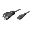 Microconnect PE1204100R strāvas kabelis melns 10 m IEC 320 C13 savienotājs