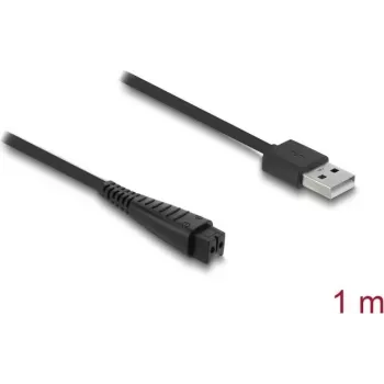 USB uzlādes kabelis elektriskajiem skuvekļiem DELOCK 4,8 V saderīgs ar Panasonic ES-LV97 ES-LA63 RE7-51 RE7-59