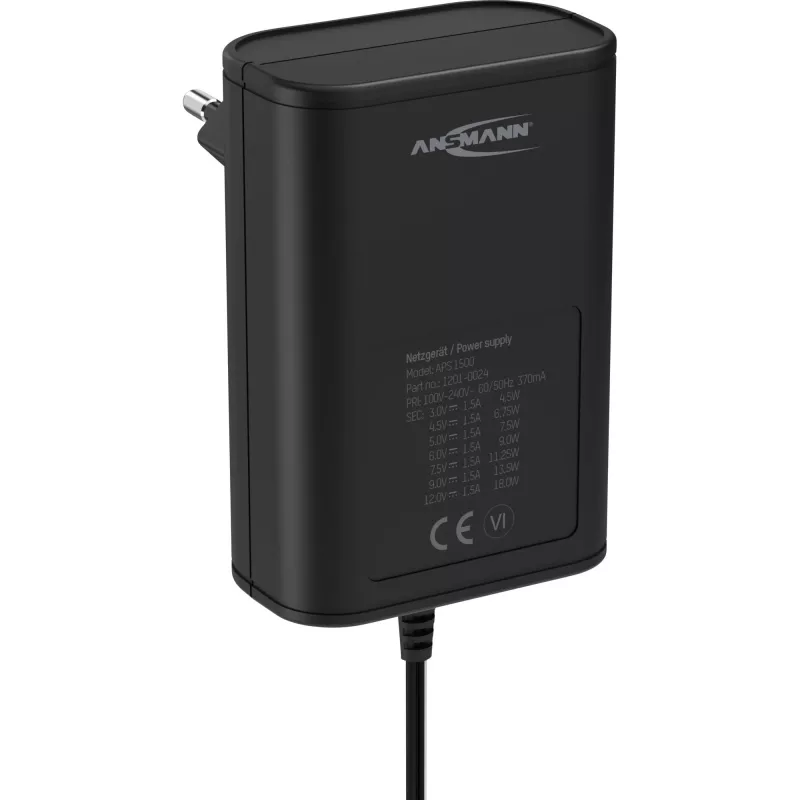 Lādētājs Ansmann APS 1500 Universal Melns