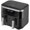 Karstā gaisa friteris Severin FR 2453 Double 3.25 L 2850 W melns sudrabains