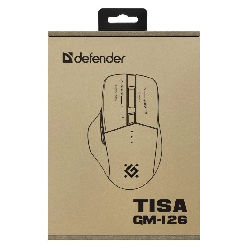pele DEFENDER GM-126 TISA RF+BT OPTIC 1600dpi 6P BALTA