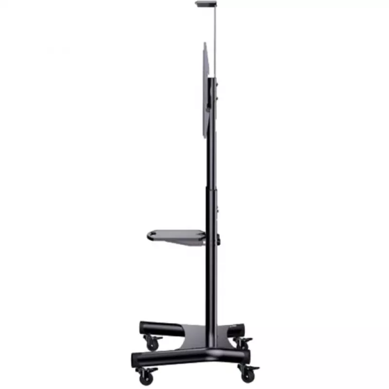 HAGOR HP Twin Stand HD - Ratiņi - plakanajiem ekrāniem / AV aprīkojumam - melni - Ekrāna izmērs: 140-213 cm (55-84) - Montāžas saskarne: līdz 800 x 500 mm (8210)