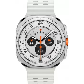 Viedpulkstenis Samsung Galaxy Watch Ultra 47 mm Titanium White — AMOLED 1,5 collas, 4G, 64 GB, 590 mAh