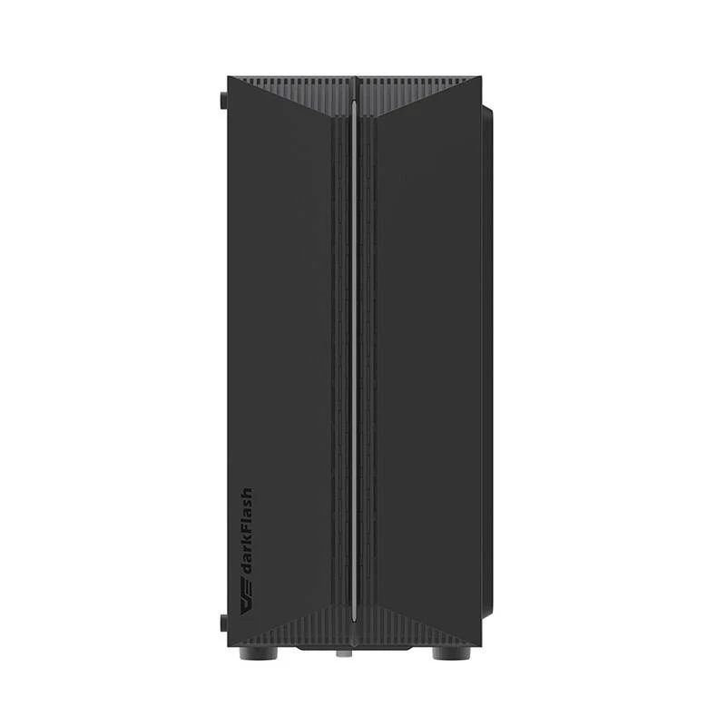 Darkflash DK151 LED datora korpuss (melns) + 3 RGB ventilatori