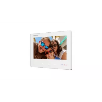 Hikvision DS-KH7300EY-WTE2/Balts video domofona sistēma 17,8 cm (7 inch)